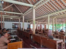 Rakor Mingguan, Pamong Kalurahan Ponjong Evaluasi Kegiatan dan Bahas Agenda Mendatang